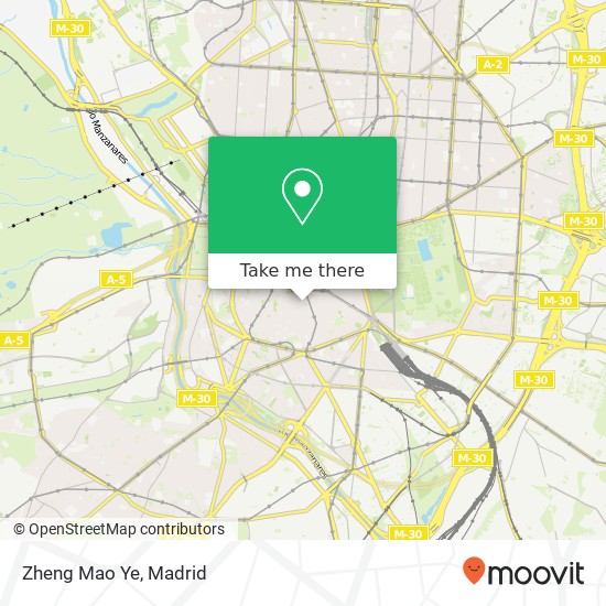 mapa Zheng Mao  Ye