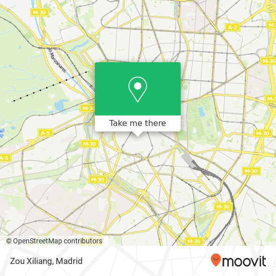 mapa Zou  Xiliang