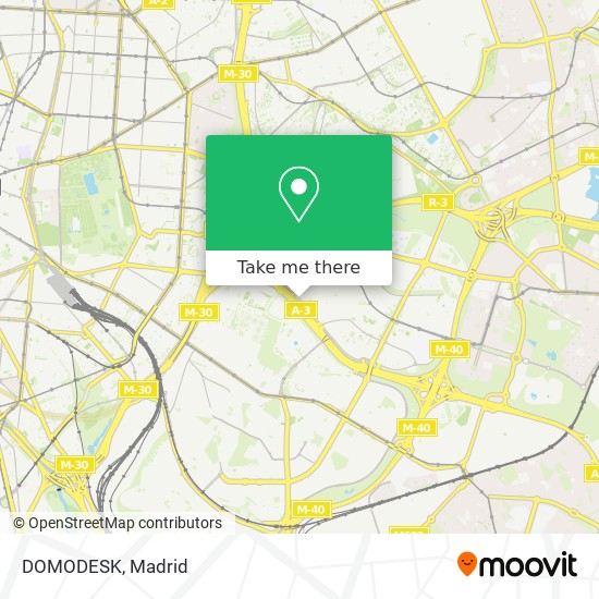 mapa DOMODESK