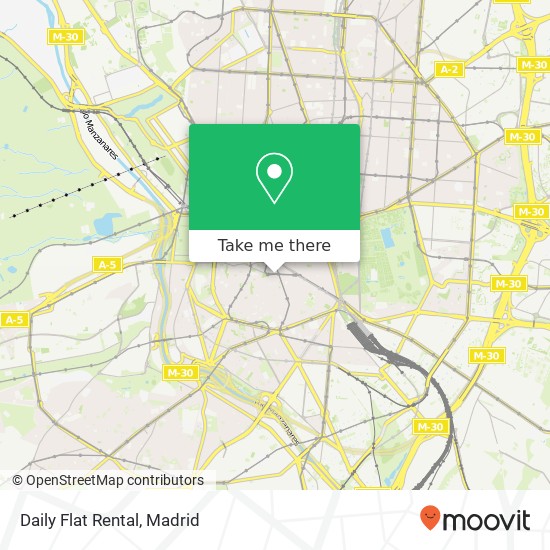 mapa Daily Flat Rental