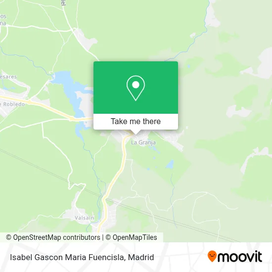 Isabel Gascon Maria Fuencisla map