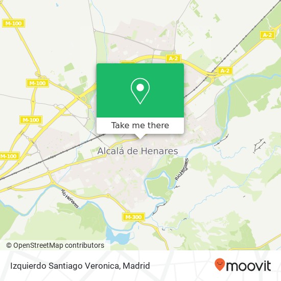 Izquierdo Santiago Veronica map