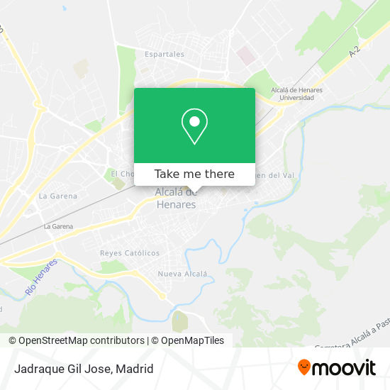 Jadraque Gil Jose map