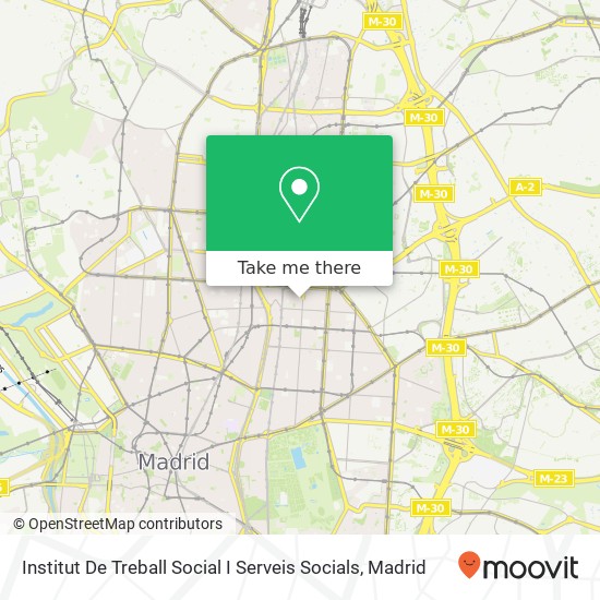 mapa Institut De Treball Social I Serveis Socials