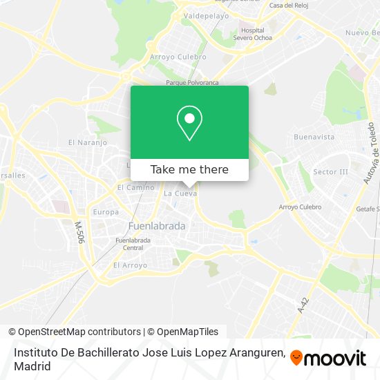 Instituto De Bachillerato Jose Luis Lopez Aranguren map