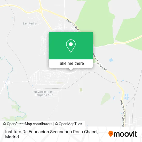 Instituto De Educacion Secundaria Rosa Chacel map