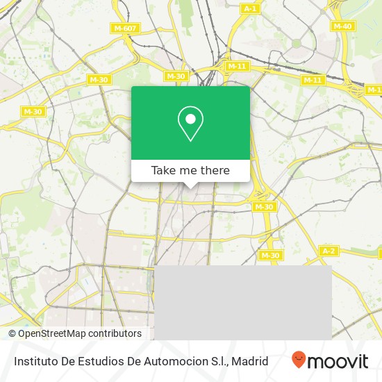 mapa Instituto De Estudios De Automocion S.l.