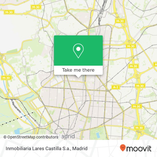 mapa Inmobiliaria Lares Castilla S.a.