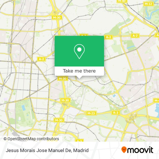 Jesus Morais Jose Manuel De map