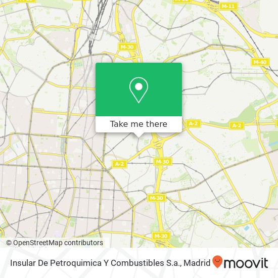 Insular De Petroquimica Y Combustibles S.a. map