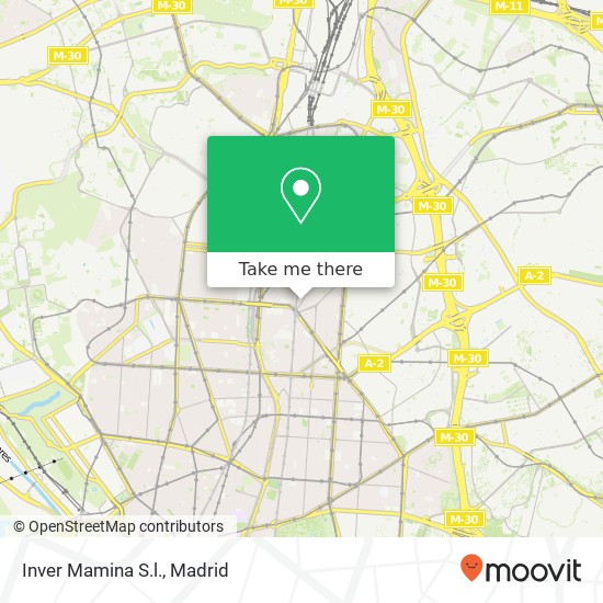 Inver Mamina S.l. map