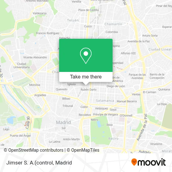Jimser S. A. map