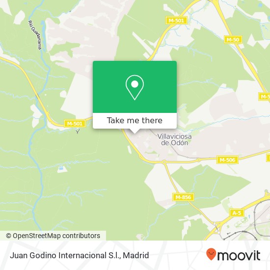 Juan Godino Internacional S.l. map