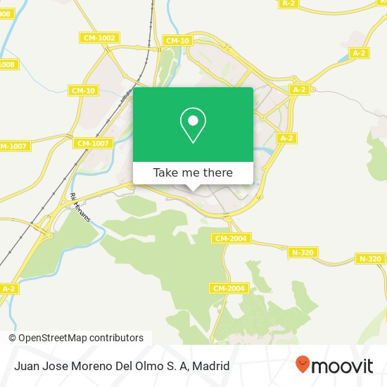 Juan Jose Moreno Del Olmo S. A map