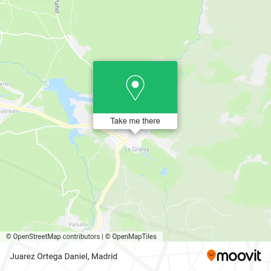 Juarez Ortega Daniel map