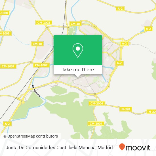 mapa Junta De Comunidades Castilla-la Mancha