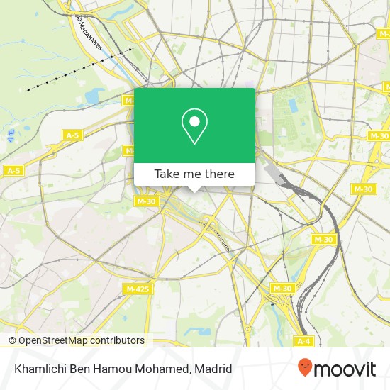 Khamlichi Ben Hamou Mohamed map