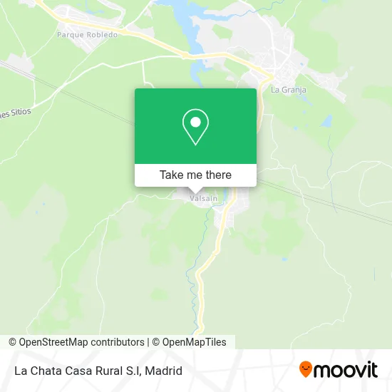 La Chata Casa Rural S.l map