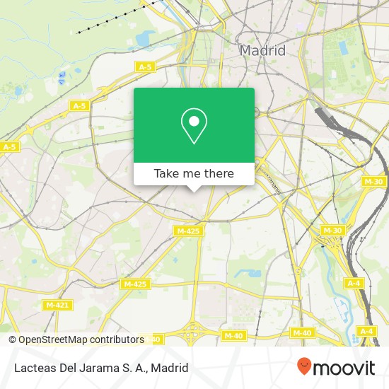 mapa Lacteas Del Jarama S. A.
