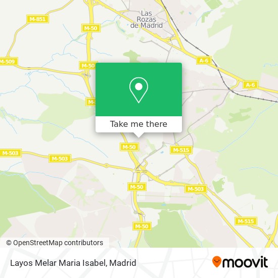 Layos Melar Maria Isabel map