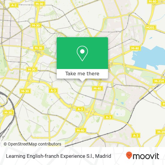Learning English-franch Experience S.l. map