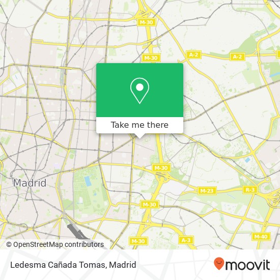 Ledesma Cañada Tomas map