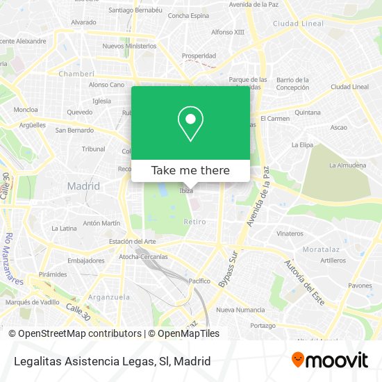Legalitas Asistencia Legas, Sl map