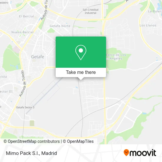 Mimo Pack S.l. map