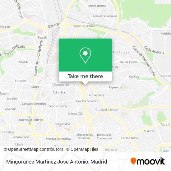 Mingorance Martinez Jose Antonio map