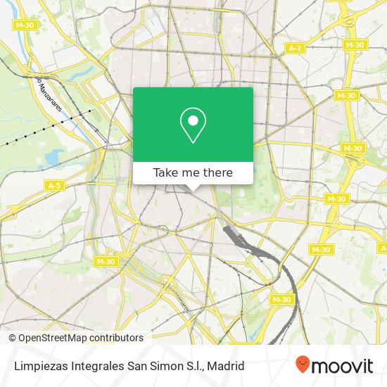 Limpiezas Integrales San Simon S.l. map