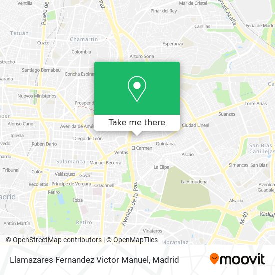 Llamazares Fernandez Victor Manuel map