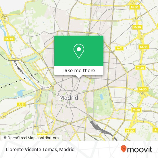 Llorente Vicente Tomas map