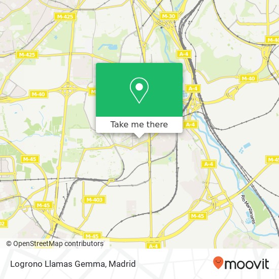 mapa Logrono Llamas Gemma