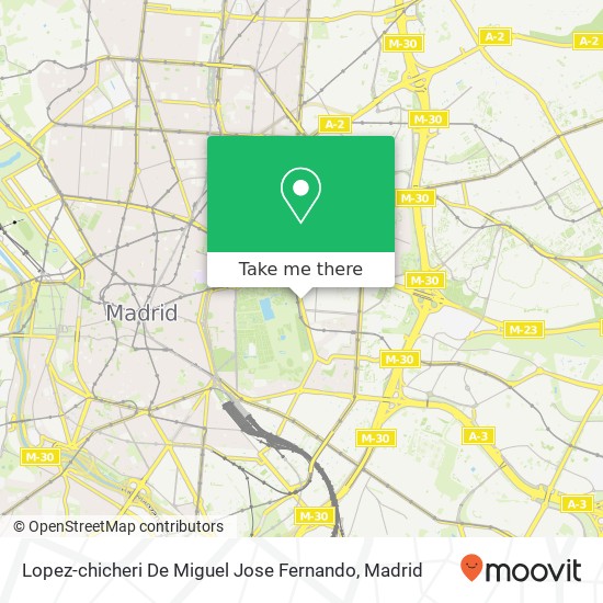 mapa Lopez-chicheri De Miguel Jose Fernando