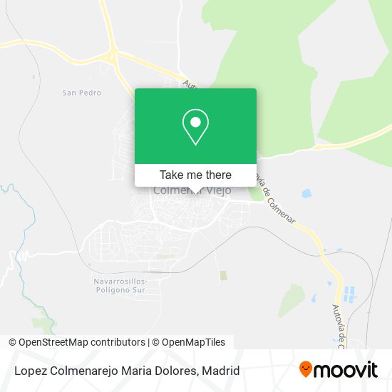 Lopez Colmenarejo Maria Dolores map