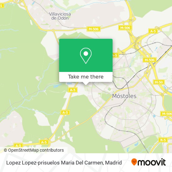 mapa Lopez Lopez-prisuelos Maria Del Carmen