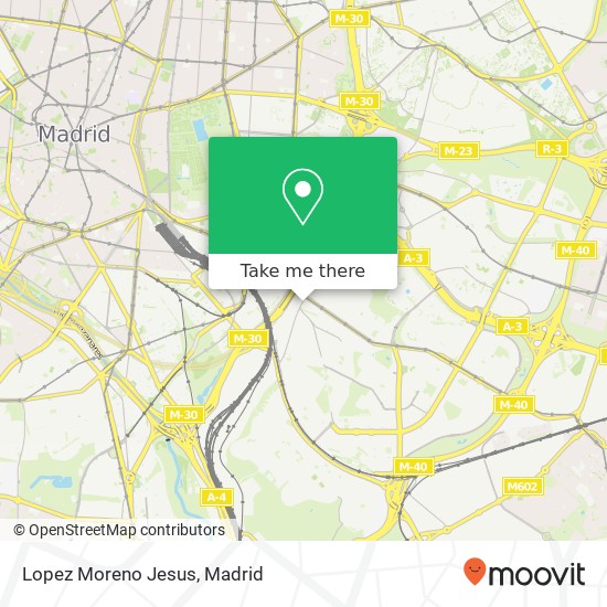 Lopez Moreno Jesus map