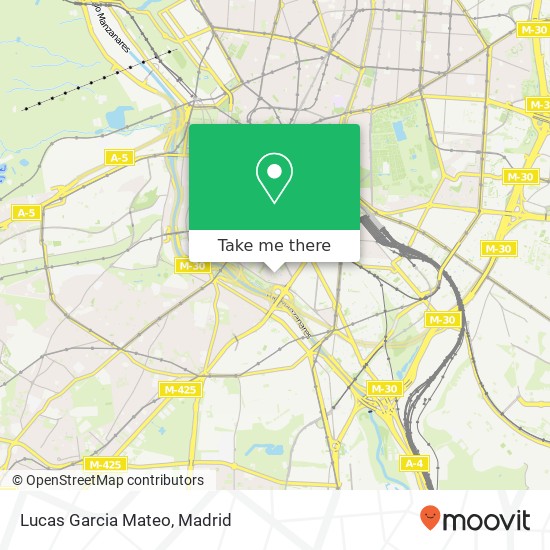 Lucas Garcia Mateo map