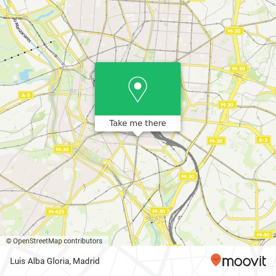 Luis Alba Gloria map