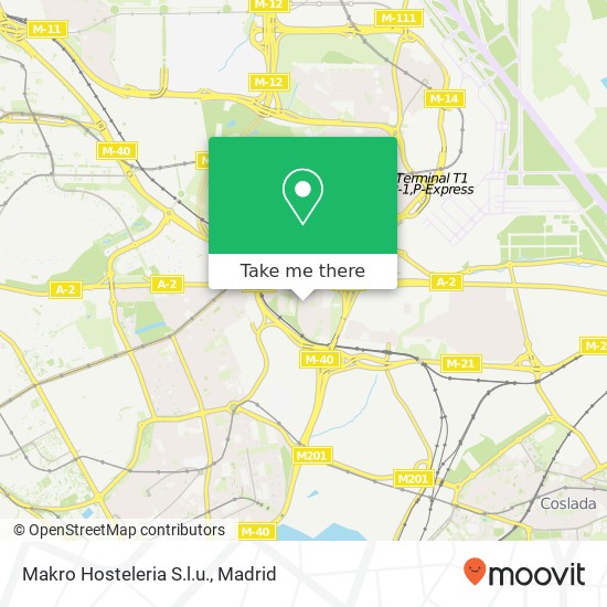 Makro Hosteleria S.l.u. map