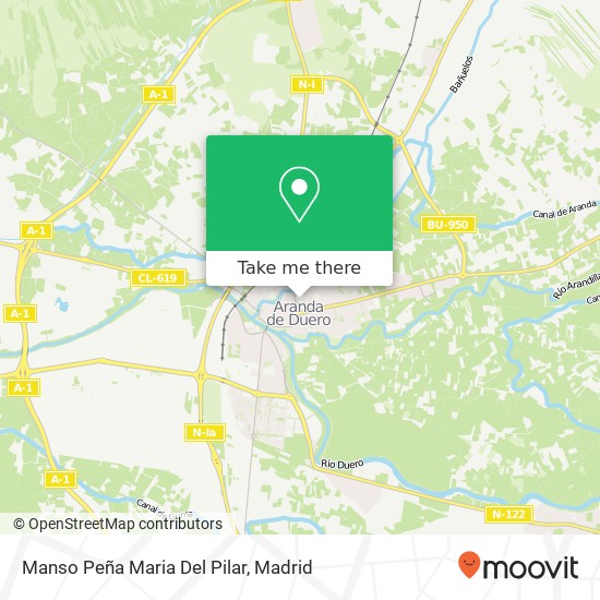 mapa Manso Peña Maria Del Pilar