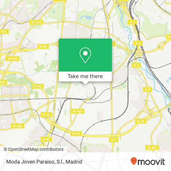 Moda Joven Paraiso, S.l. map