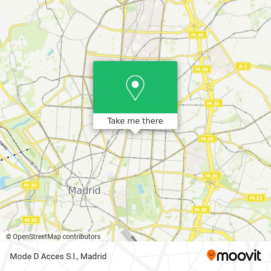 mapa Mode D Acces S.l.