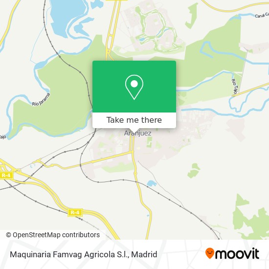 mapa Maquinaria Famvag Agricola S.l.