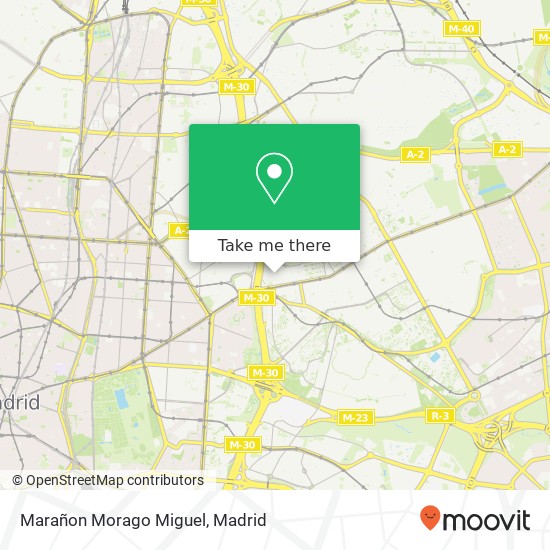 Marañon Morago Miguel map