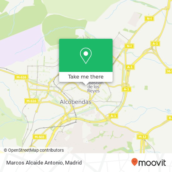 Marcos Alcaide Antonio map