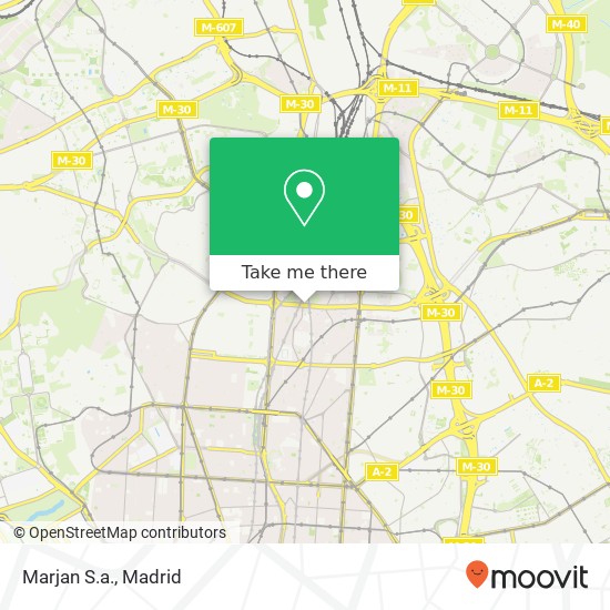 Marjan S.a. map