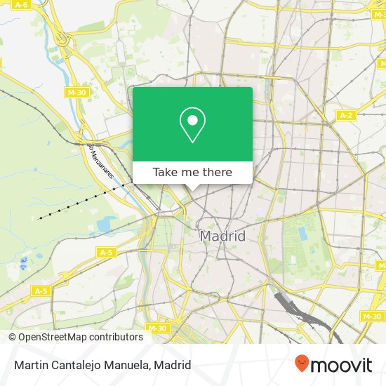 Martin Cantalejo Manuela map