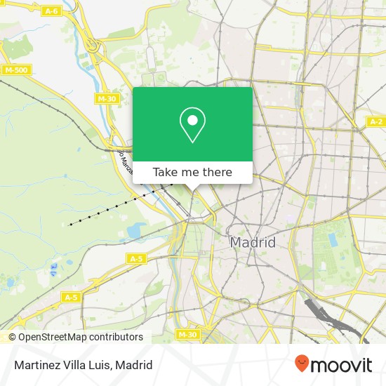 Martinez Villa Luis map