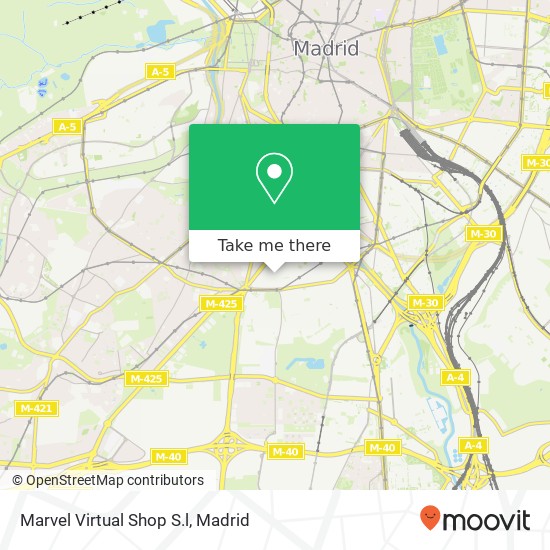 mapa Marvel Virtual Shop S.l